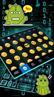 Thème de clavier Neon Cyber Co capture d'écran 2