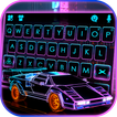 Fundo do Teclado Neon CyberPun