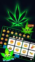 Fundo do Teclado Neon Cannabis imagem de tela 3