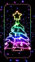 Clavier Neon Christmas Tree Affiche