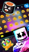 Hình nền bàn phím Neon Club DJ ảnh chụp màn hình 2