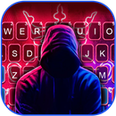 Fundo do Teclado Neon Cool Fac APK