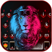 Neon Cool Lion Klavye Teması