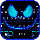Fundo do Teclado Neon Creepy F ícone