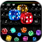 آیکون‌ پس‌زمینه صفحه کلید Neon Dice G