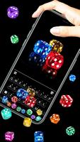 Фон клавиатуры Neon Dice Gravi постер