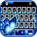 Neon Diamond Butterfly Keyboar