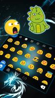 Фон клавиатуры Neon Dragon2 скриншот 2