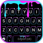 خلفية الكيبورد Neon Drips أيقونة