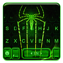 Thème de clavier Neon Electric Spider APK