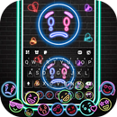 Фон клавиатуры Neon Emojis Gra APK