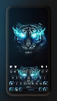 Fond de clavier Neon Furious T Affiche