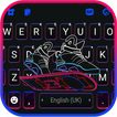 Neon Future Travel Tastaturhin