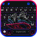 Neon Future Travel Klavye Arka APK