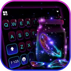Neon Feathers Theme APK download