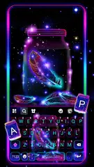 Neon Feathers Theme APK download