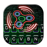 Тема для клавиатуры Neon Fidget Spinner иконка