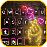 خلفية الكيبورد Neon Finger Hea أيقونة
