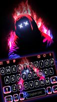 Neon Fire Maskman Plakat