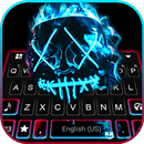 Neon Fire Purge man Teclado APK