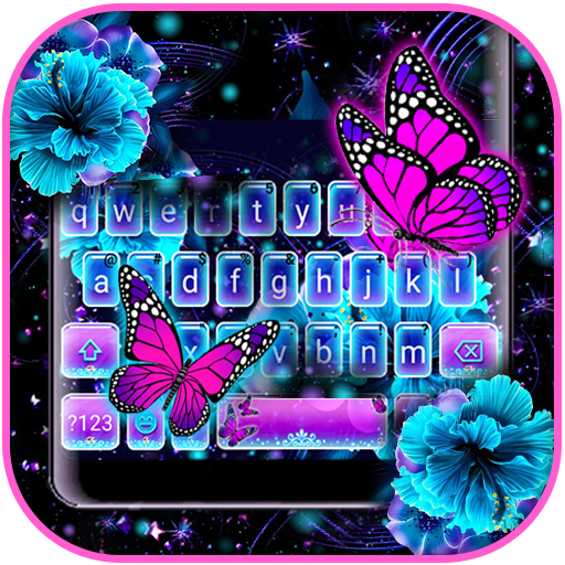 тема Neon Butterfly 2