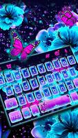 Neon Butterfly 2 主题键盘 截图 1