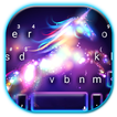 Тема для клавиатуры Neon Galaxy Unicorn
