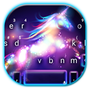 Neon Galaxy Unicorn Keyboard Theme APK