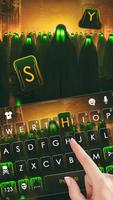 خلفية الكيبورد Neon Ghost Crew تصوير الشاشة 1