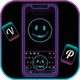 Neon Glitch Emoji icon