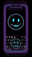 Neon Glitch Emoji poster