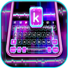 خلفية الكيبورد Neon Glitch أيقونة