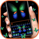 Neon Glow Butterfly Tastaturhi APK