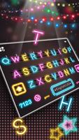 الكيبورد Neon Glow Lights الملصق