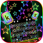 Neon Glow Stars Zeichen