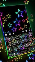 Neon Glow Stars Plakat