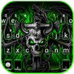 Neon Gothic Skull Tema de tecl