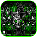 Tema Keyboard Neon Gothic Skul APK