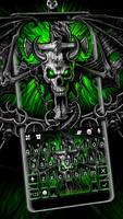 Neon Gothic Skull poster