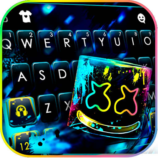 Neon Graffiti DJ Teclado