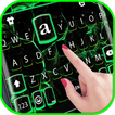 Fundo do Teclado Neon Green Ma