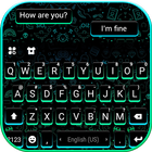 Neon Green Blue SMS icon