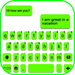 Neon Green Chat Klavye Teması
