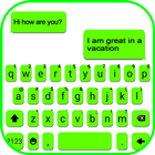 ثيم لوحة المفاتيح Neon Green C أيقونة