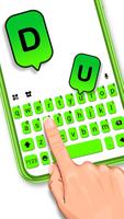 ثيم لوحة المفاتيح Neon Green C تصوير الشاشة 1