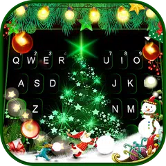 Neon Green Christmas 主題鍵盤 APK 下載