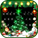 Neon Green Christmas Keyboard  APK