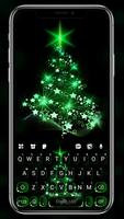 Neon Green Christmas poster