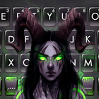 Thème de clavier Neon Green De icône