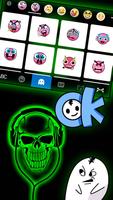 Neon Green DJ Skull Ekran Görüntüsü 2